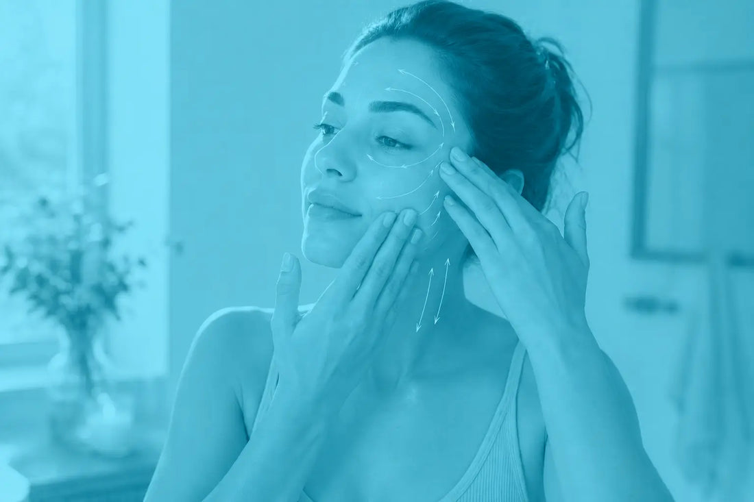 Drenaje linfático facial en casa